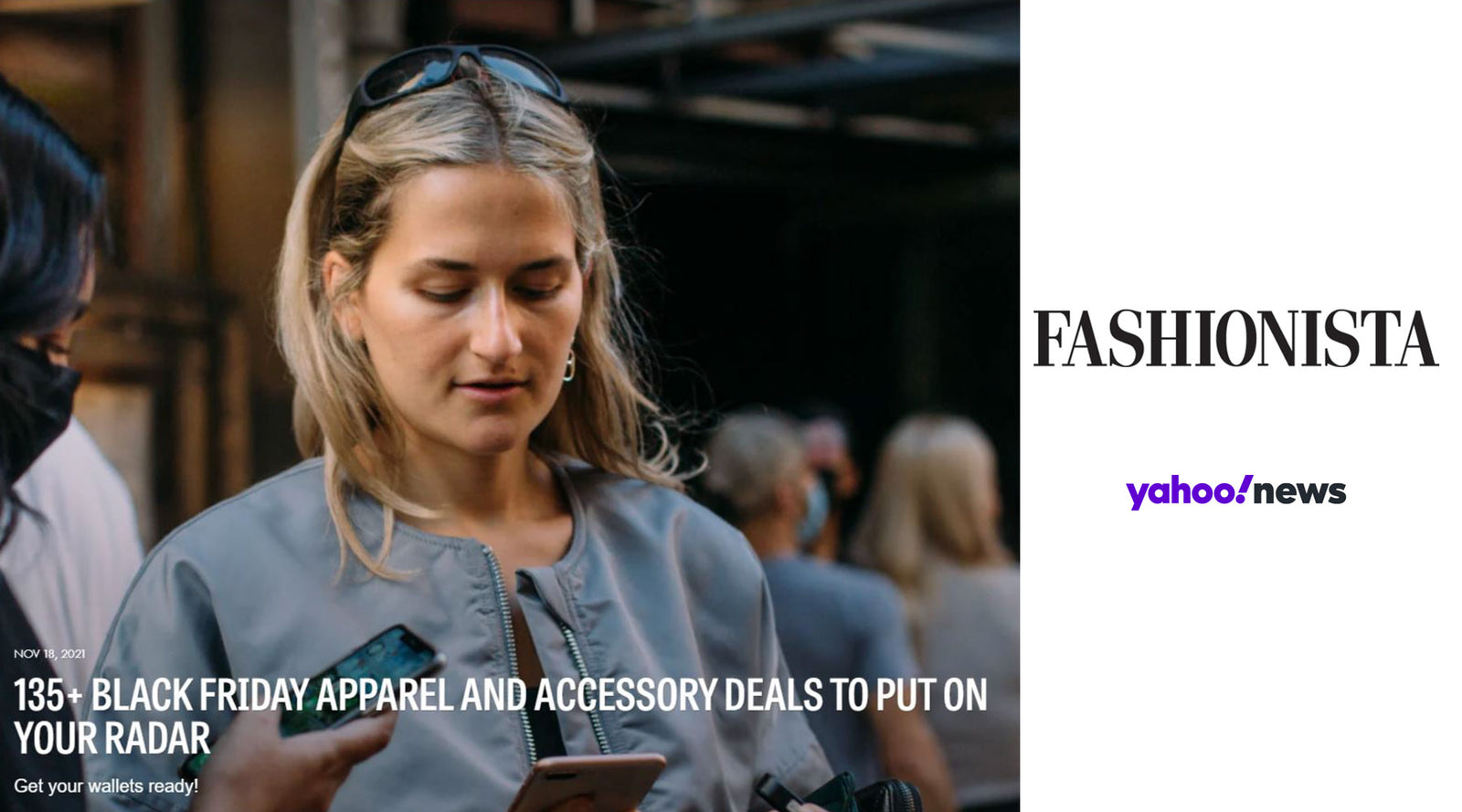Fashionista & Yahoo! News (November 2021)