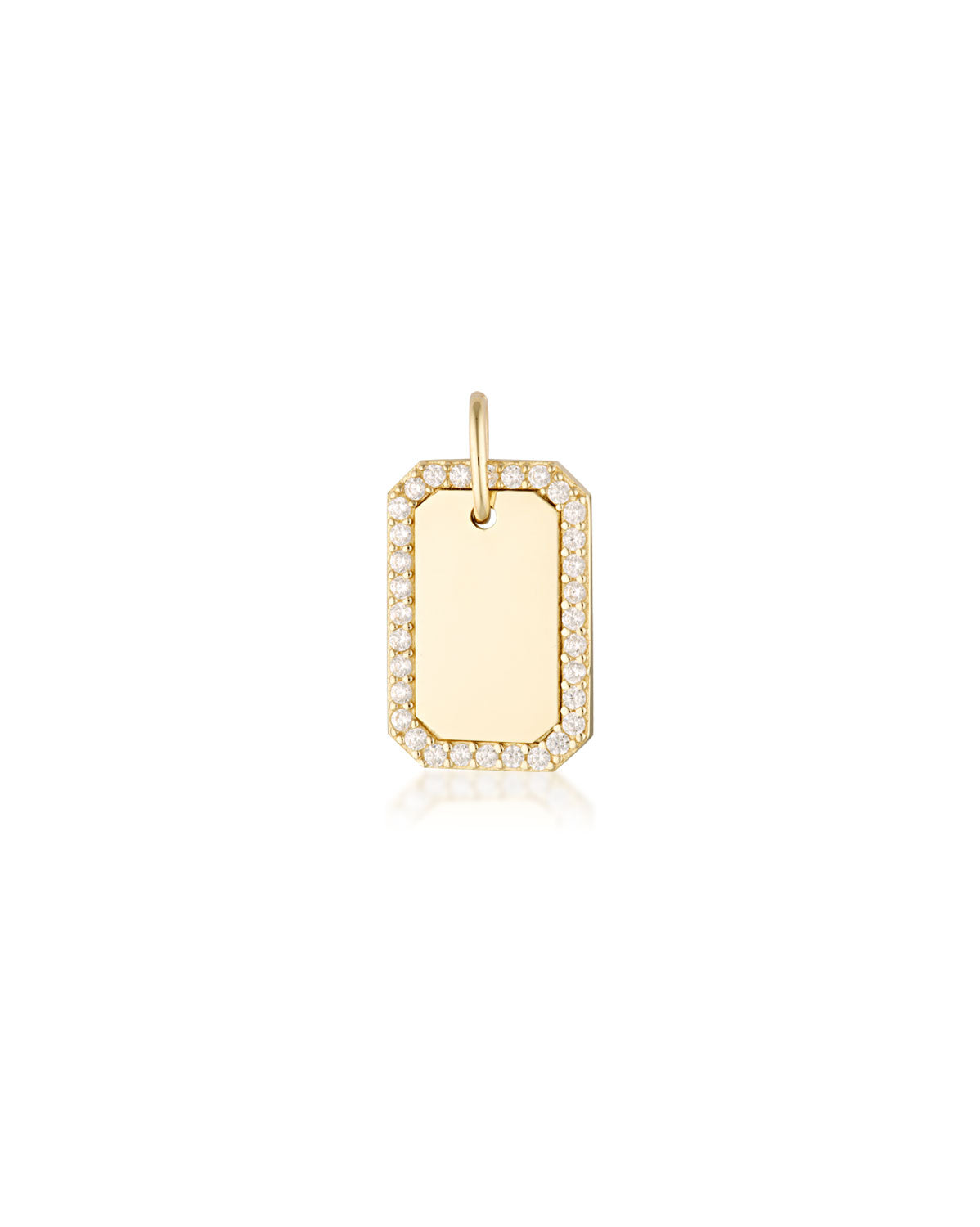 Crystal Tag Pendant